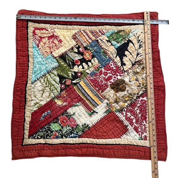 POTTERY BARN VINTAGE SALSA HAWAIIAN PATCHWORK QUEEN COMFORTER AND DUVET SET - Picture 8 of 14